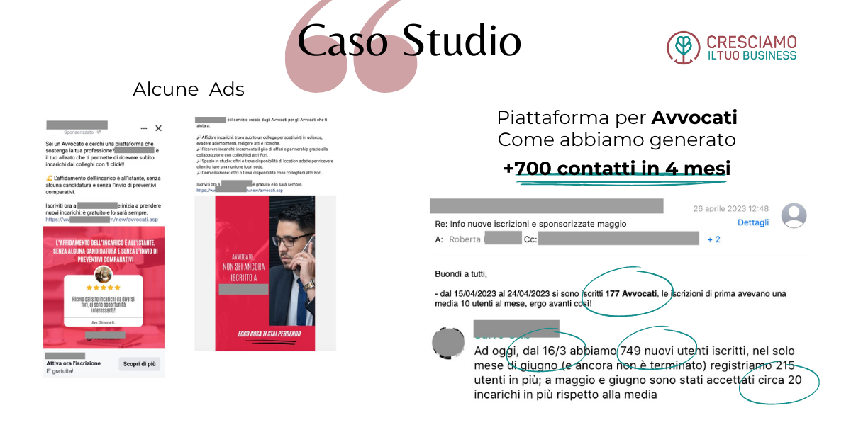 caso studio marketing avvocato